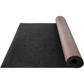 VEVOR Marine Carpet, 6 x 23 ft Boat Carpeting, Charcoal Black Marine Grade Boat Carpet, Indoor/Outdoor Marine Carpeting w/ Water-proof TPR Backin