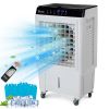 ZOKOP-3 in 1 Portable Evaporative Cooler,Indoor,Outdoor,2353CFM Personal Air Cooler with remote ,7.93 Gal Large Water Tank & Scroll Casters
