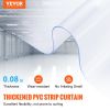 VEVOR Strip Curtain, 82' Length x 8" Width x 0.08" Thickness, Clear PVC Smooth Curtain Strip Door Bulk Roll