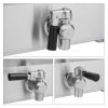 [Replace the old encoding 66757236]EH101V 8.5QT/8L Total Capacity 12.5qt/11.8l Stainless Steel Faucet Single Tank Deep Fryer 1700W Max (8L Large Fryer