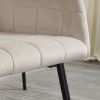 Dining Chairs Set of 2, Upholstered Kitchen Chairs with Comfortable Seat, velvet Dining Chairs with Armrests, Easy to Assemble and Clean