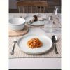 6 Pieces Dinner Plates, 10.5 inch Plate Set, Scratch Resistant, Stoneware Dinnerware, Kitchen Modern Rustic Serving Dishes, White with Speckled