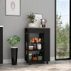 Rosemont Kitchen Cart, Two Open Shelves, Four Casters, One Drawer