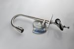 Kitchen Faucet with Pull Down Sprayer Brushed Nickel, High Arc Single Handle Kitchen Sink Faucet with Deck Plate